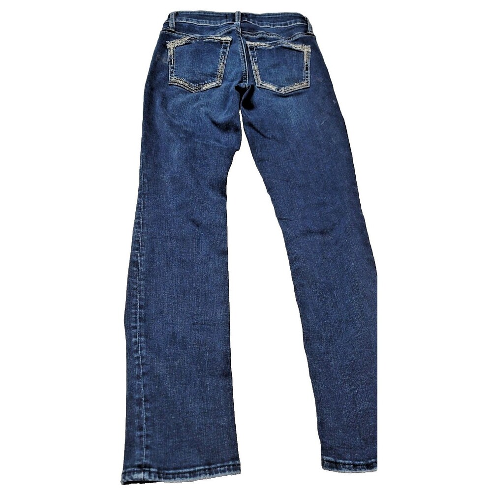 Silver Jeans Elyse Slim Boot Women's 24x29Blue Stretch Denim Grunge Western